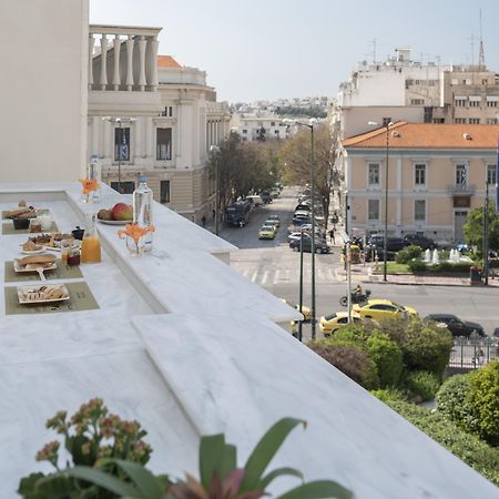 Coco-Mat Athens Jumelle Hotel Bagian luar foto View from the balcony of the hotel